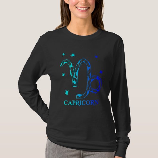 T-shirt Capricorne Zodiac Pour Les Gens Qui Aiment L'Astro (Devant)