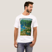 T-shirt Capris Italie Vintage voyage (Devant entier)