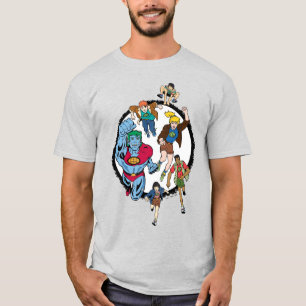 T-shirt Captain Planet et les Planétètres Cercle Graphic