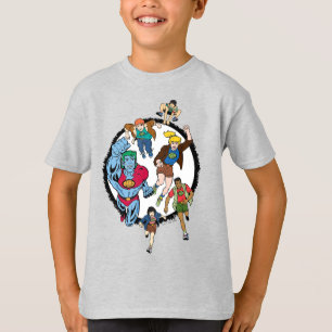 T-shirt Captain Planet et les Planétètres Cercle Graphic