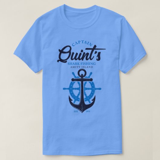 T-shirt Captain Quint Fishing (Design devant)