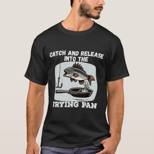 T-shirt Capter Et Libérer Dans La Pêche À La Poisson À La (Devant)
