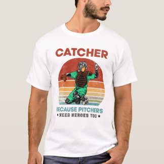 T-shirt Capteur vintage Parce Que Les Pitchers Ont Besoin 