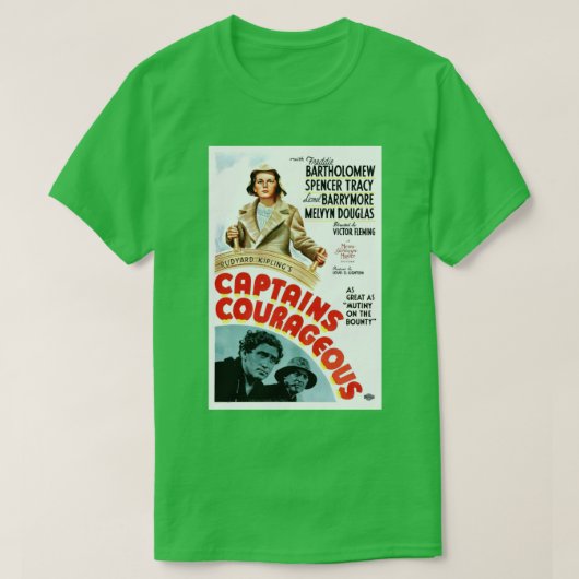 T-shirt Capteurs Courageux Victor Fleming 4 (Design devant)