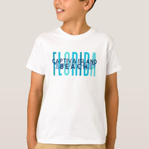 T-shirt Captiva Island Beach Floride (Ocean Waves)