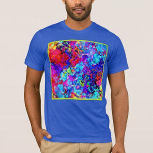 T-shirt Captivation des jeux de couleurs du Motif Abstrait
