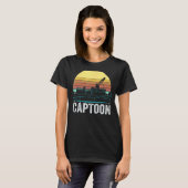 T-shirt Captoon - Drôle capitaine de Pontoon - Blagues de (Devant entier)