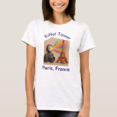 T-shirt  Capture the Magic of the World – Eiffel Tower (Devant)