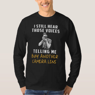 T-shirt Capturez le lentille de rire avec notre J'entends