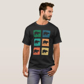 T-shirt Capy animal sauvage forêt créature nature sauvage (Devant entier)