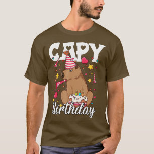 T-shirt Capy Birthday Capybara Plush Cappybara Capybara