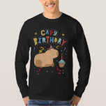 T-shirt Capy Birthday Shirt Funny Capybara Animaux Garçons<br><div class="desc">Capy Birthday Shirt Funny Capybara Animaux Garçons Filles Anniversaire</div>