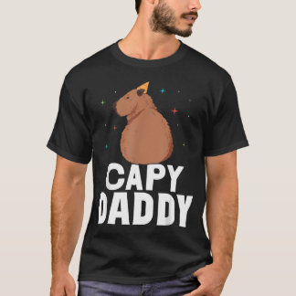T-shirt Capy Capybaras Rongeur Mignon Capybara Animal Papa