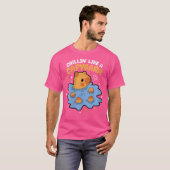 T-shirt Capy Chillin' Comme Un Capybara Capybara (Devant entier)