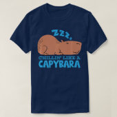 T-shirt Capy Chillin Comme Un Capybara Pajama Capybara 1 (Design devant)