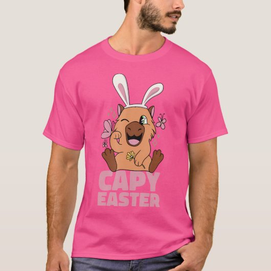 T-shirt Capy Easter Capybara (Devant)