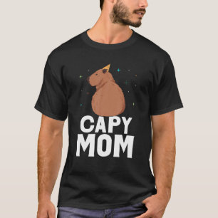 T-shirt Capy Maman Capybara Rodent Capybaras Mare Animal M