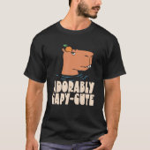 T-shirt Capy mignon animal Capybaras Rodent Capyba (Devant)