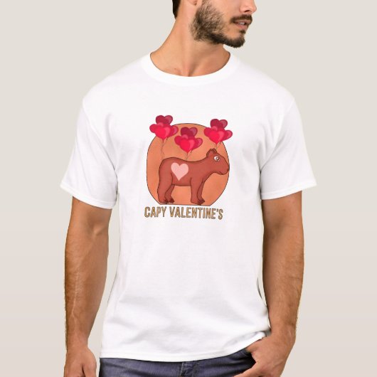 T-shirt Capy Valentine's (Devant)