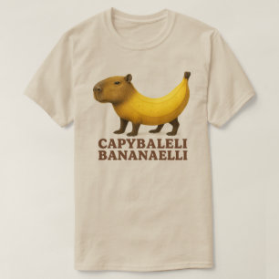 T-shirt Capybaleli Bananaelli – Banane Italian Brainrot Ca