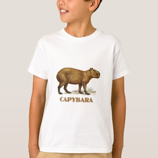 T-shirt capybara (Devant)