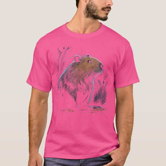 T-shirt Capybara (Devant)