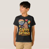 T-shirt Capybara Animal Lover Fun Cappy Birthday Party Sup (Devant entier)