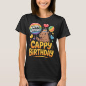 T-shirt Capybara Animal Lover Fun Cappy Birthday Party Sup (Devant)