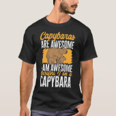 T-shirt Capybara Animaux Animaux Animaux Animaux Les Capyb (Devant)
