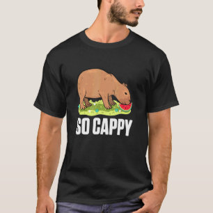 T-shirt Capybara Animaux De Compagnie Tellement Cappy