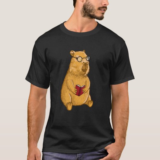 T-shirt Capybara avec lunettes (Devant)