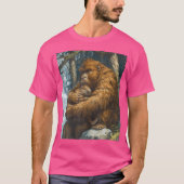 T-shirt Capybara Bigfoot Sasquatch Holding Capybara Sleepi (Devant)