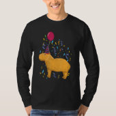 T-shirt Capybara Birthday (Devant)