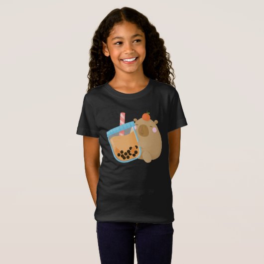 T-Shirt Capybara Boba (Devant entier)