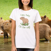 T-shirt Capybara Capy Capy Baby Maman Personnalisée À Être