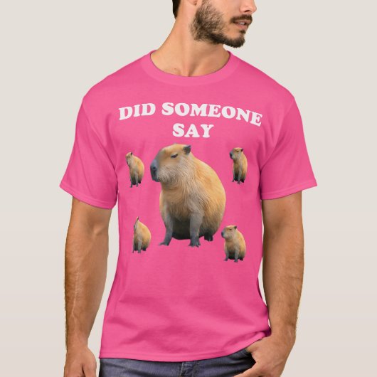 T-shirt Capybara Capybara Capybara Capybara (Devant)