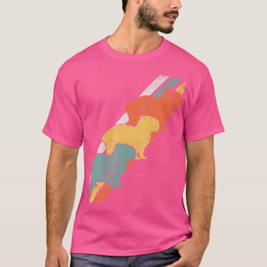 T-shirt Capybara Capybaras (Devant)