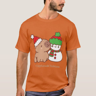T-shirt Capybara Christmas Cozy Vibes from the Coolest Cri
