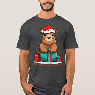 T-shirt Capybara Christmas Jingle All Way avec Capybar