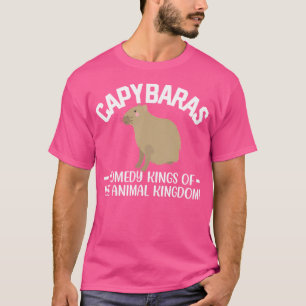 T-shirt Capybara Comédie Rois Du Royaume Animal Capyba