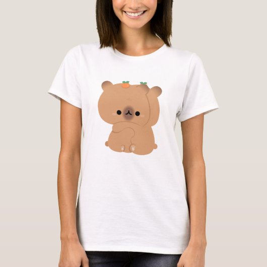 T-shirt Capybara Couple (Devant)