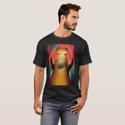 T-shirt Capybara Dancing Capibara Dance Dancer (Devant entier)