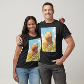 T-shirt Capybara dans le pré (Unisexe)