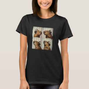 T-shirt Capybara Dans Les Casques Cute Capy Lover ADHD Aut
