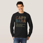 T-shirt Capybara Définition Rongeurs animaux Cavy (Devant entier)