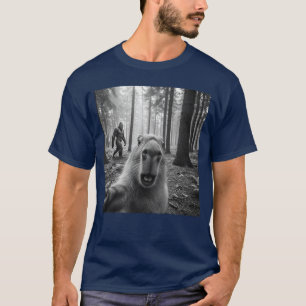 T-shirt Capybara drôle Sie avec Sasquatsch pour hommes fem