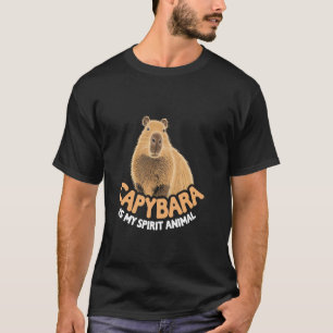 T-shirt Capybara Est Ma Chemise Animale Esprit