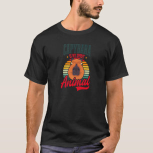 T-shirt Capybara Est Mon Animal Capybara