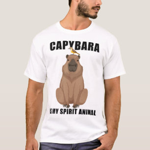 T-shirt Capybara Est Mon Esprit Animal