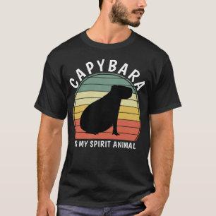 T-shirt Capybara Est Mon Esprit Animal